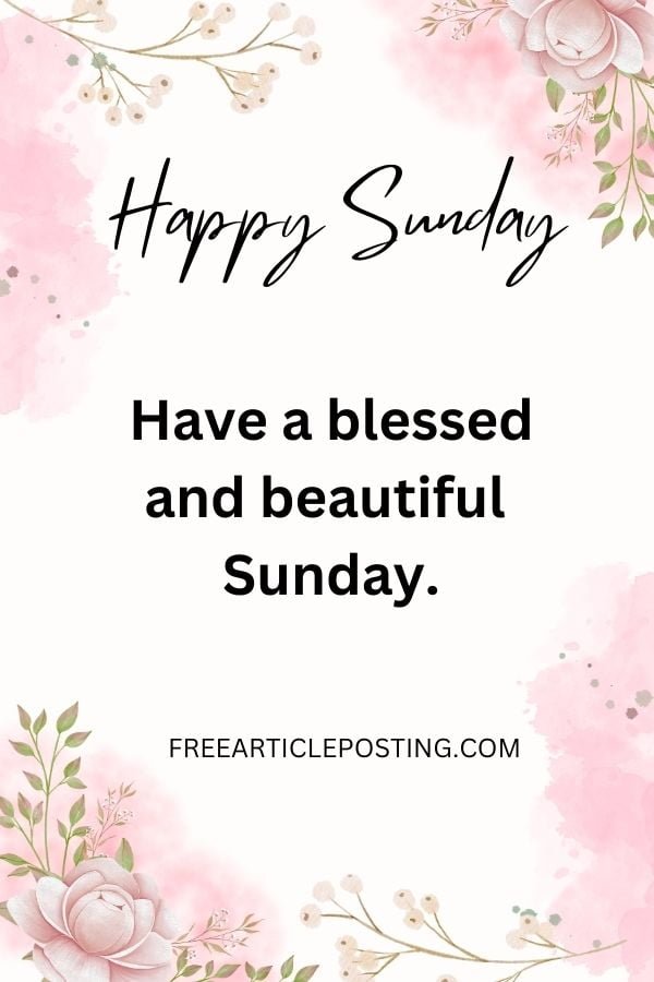 Sunday blessings quotes for friends