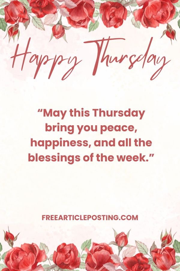 Thursday's blessings images