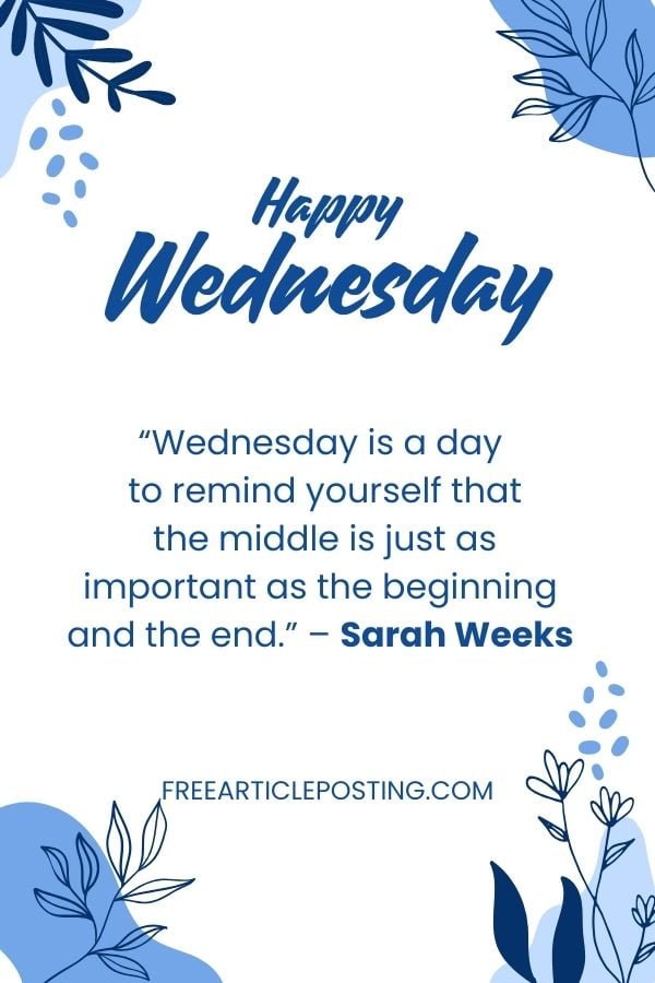 Wednesday blessing